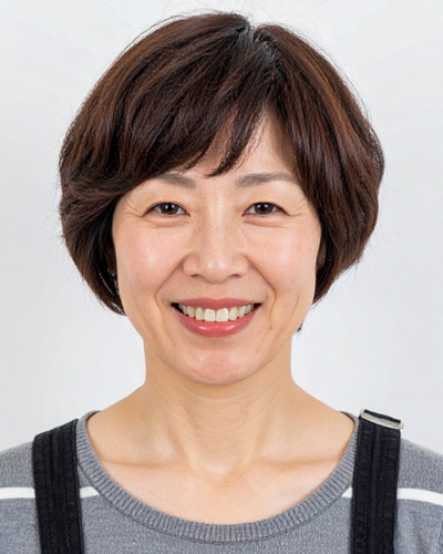 50代女性の分け目におすすめ髪型・ボブヘアの女性の写真